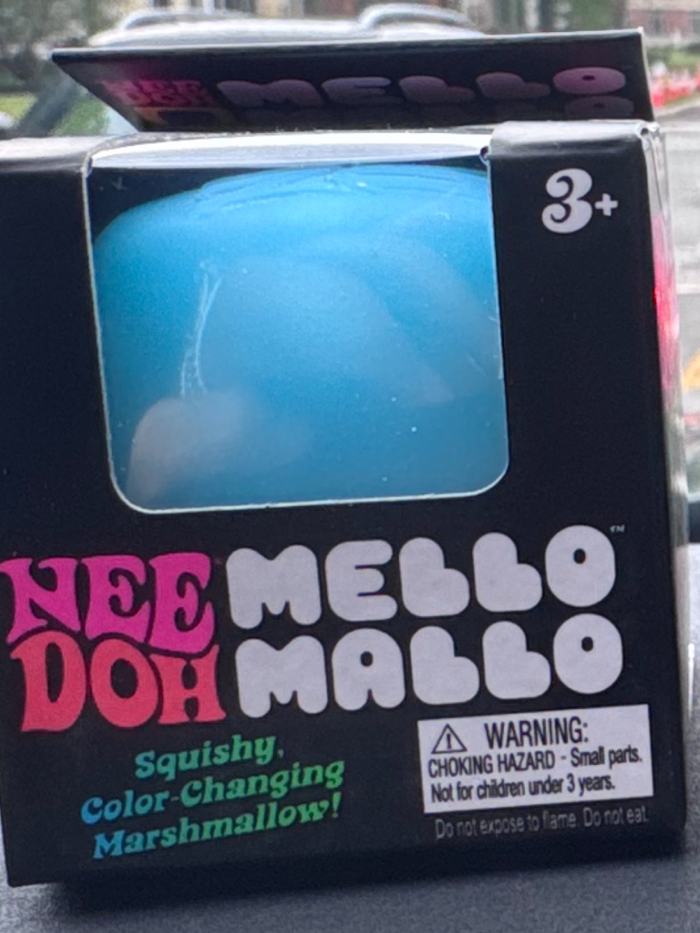 NeeDoh Mello Mallo Color-Changing Squishy - Blue